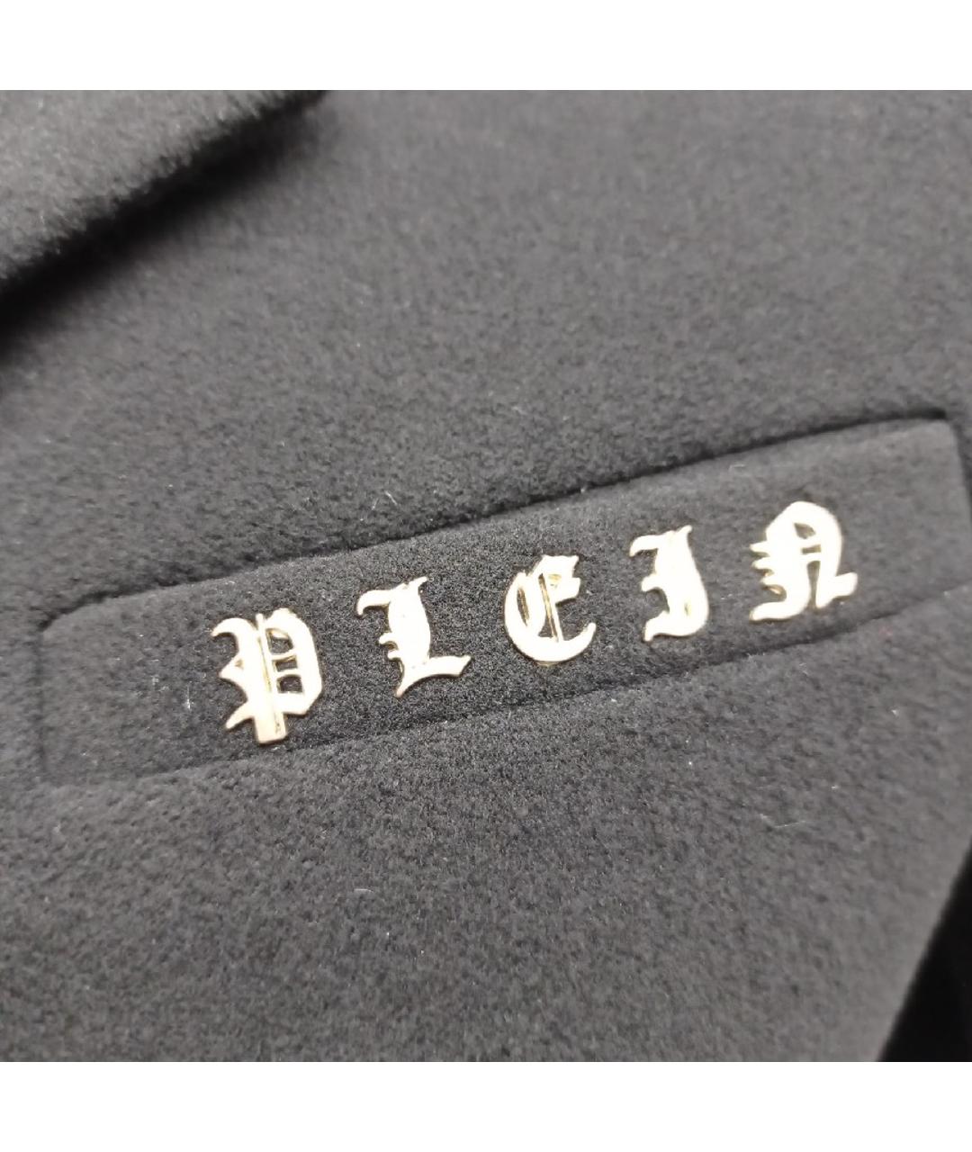 PHILIPP PLEIN Черный синтетический жакет/пиджак, фото 5