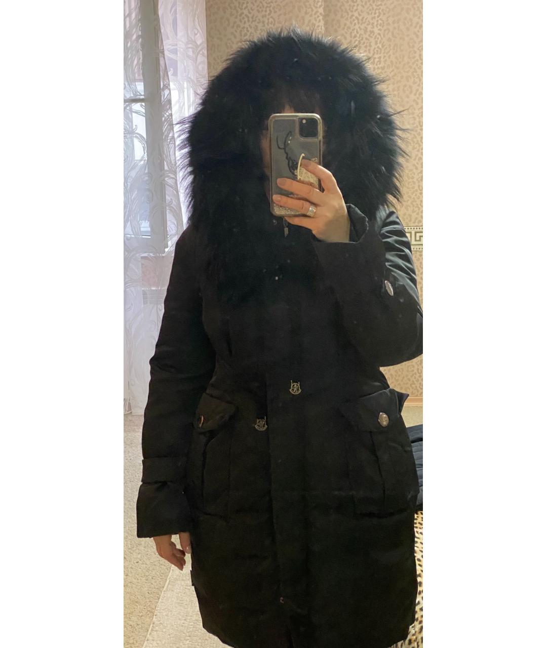 MONCLER Черный пуховик, фото 8