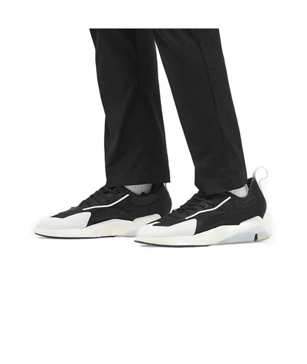 Y-3 Черные низкие кроссовки / кеды, фото 3