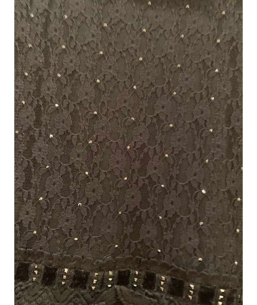 ST. JOHN Черное шерстяное коктейльное платье, фото 4