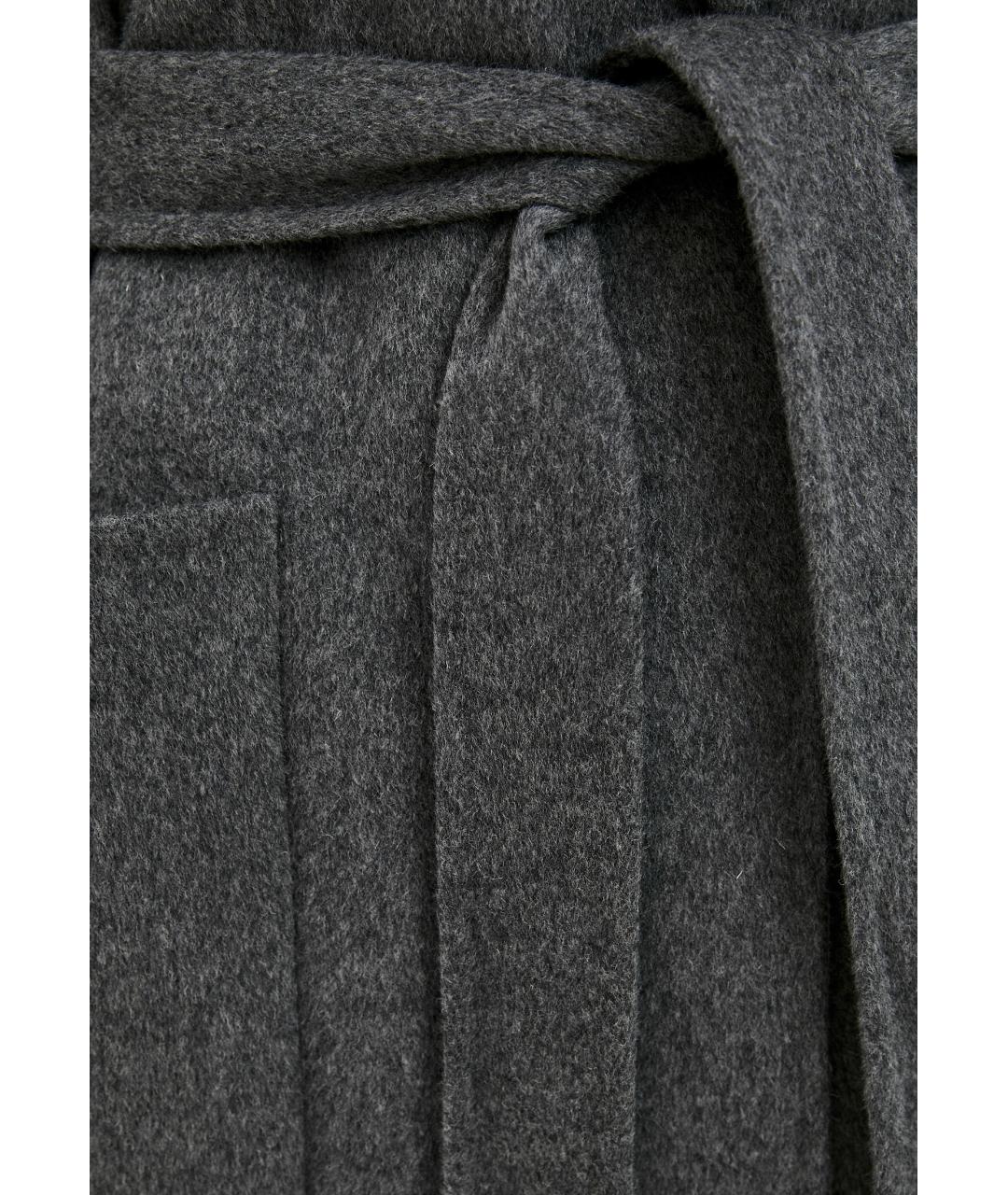 MICHAEL MICHAEL KORS Серое шерстяное пальто, фото 8