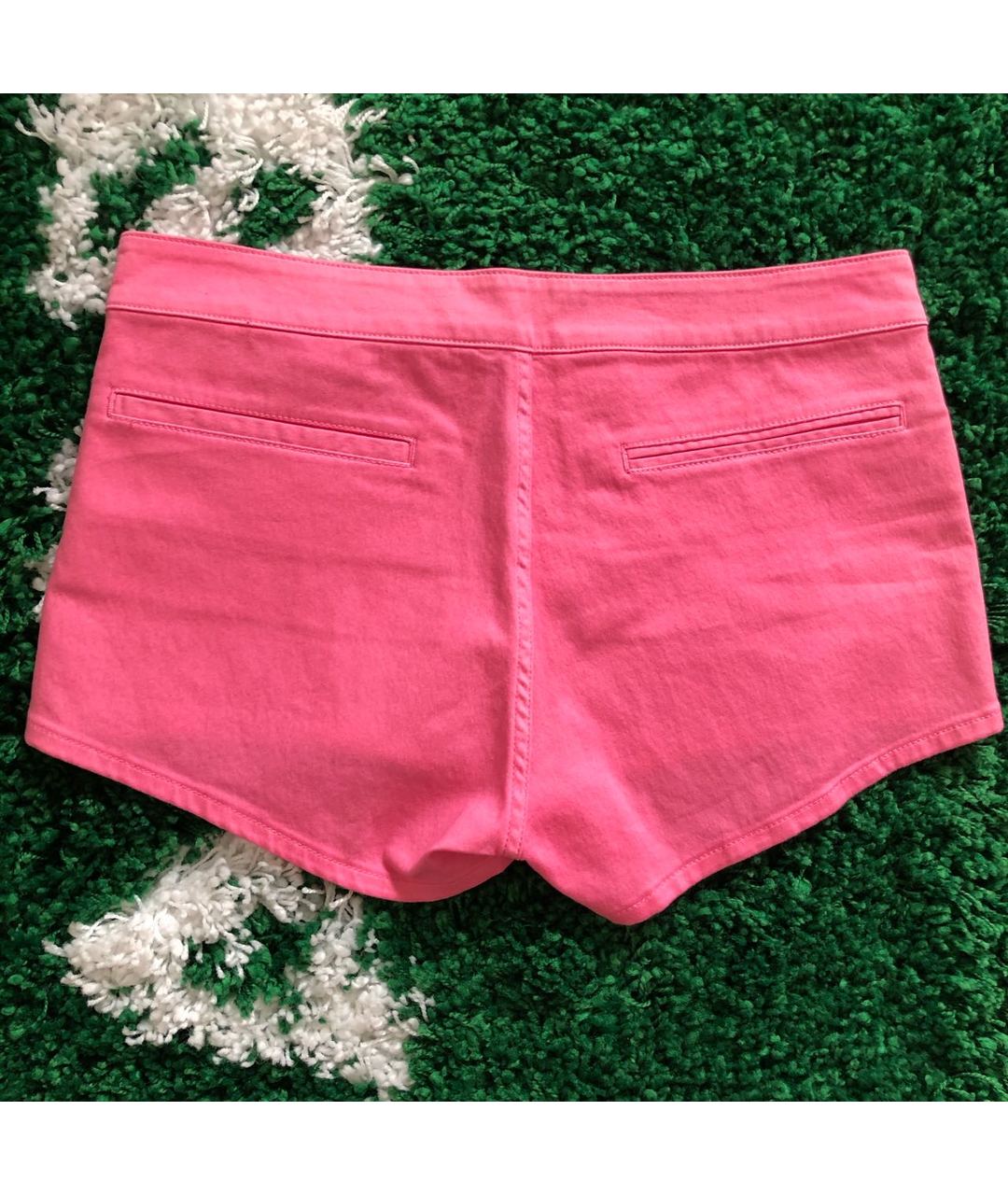 VERSACE Розовые хлопко-эластановые шорты, фото 2