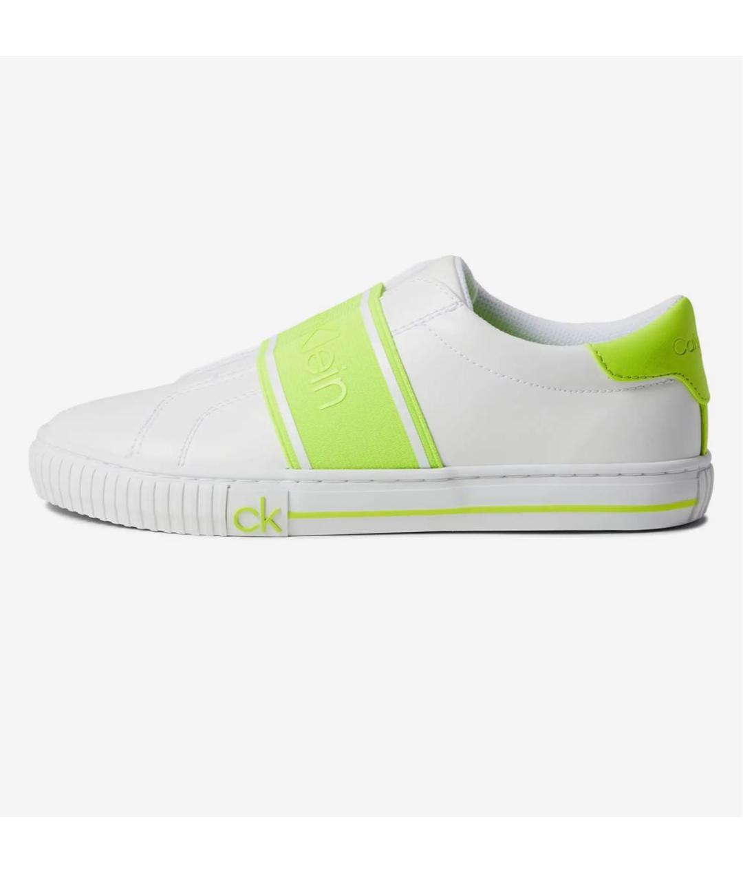CALVIN KLEIN Мульти кожаные кроссовки, фото 8