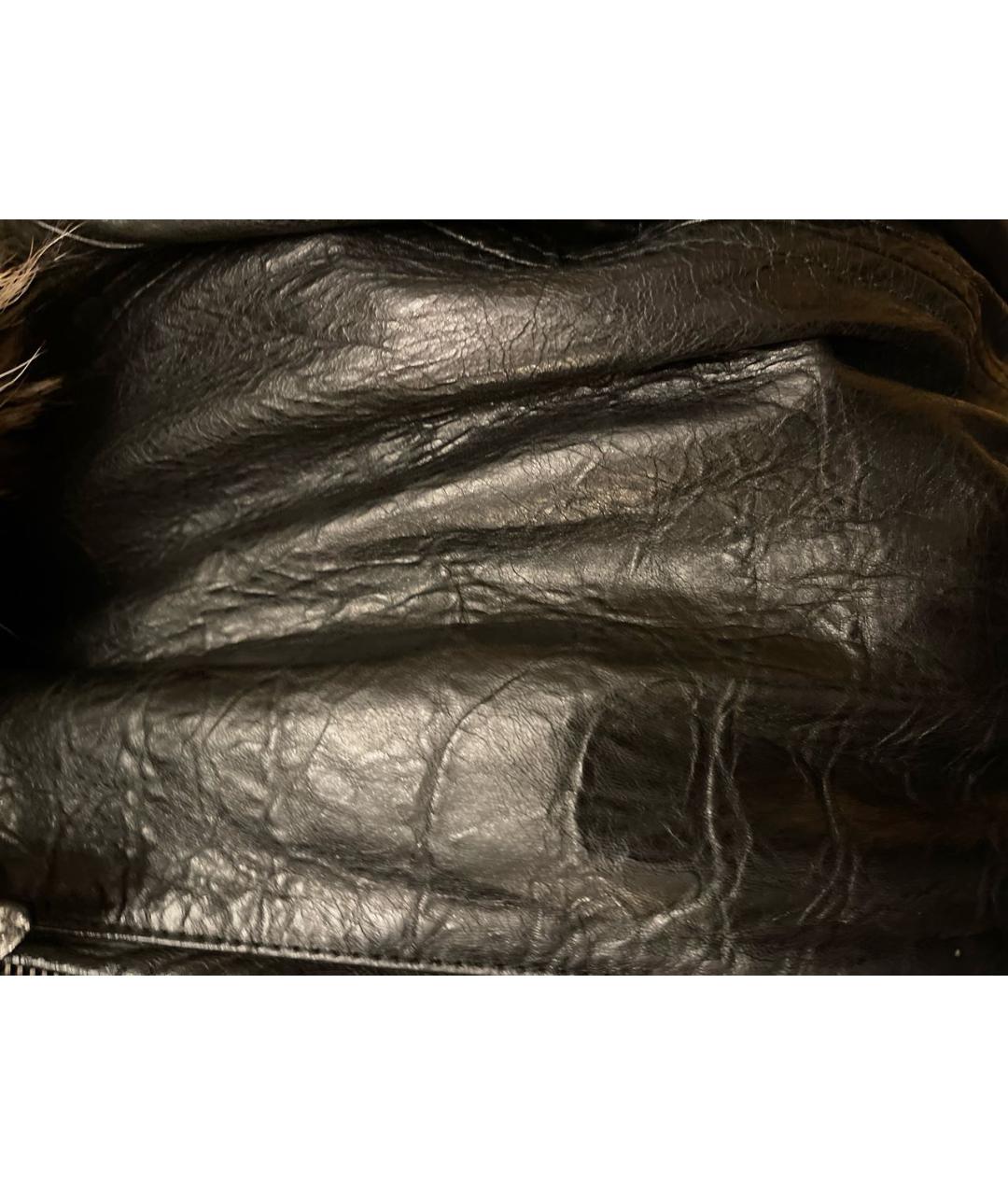 Andrew Mackenzie Черная кожаная куртка, фото 4