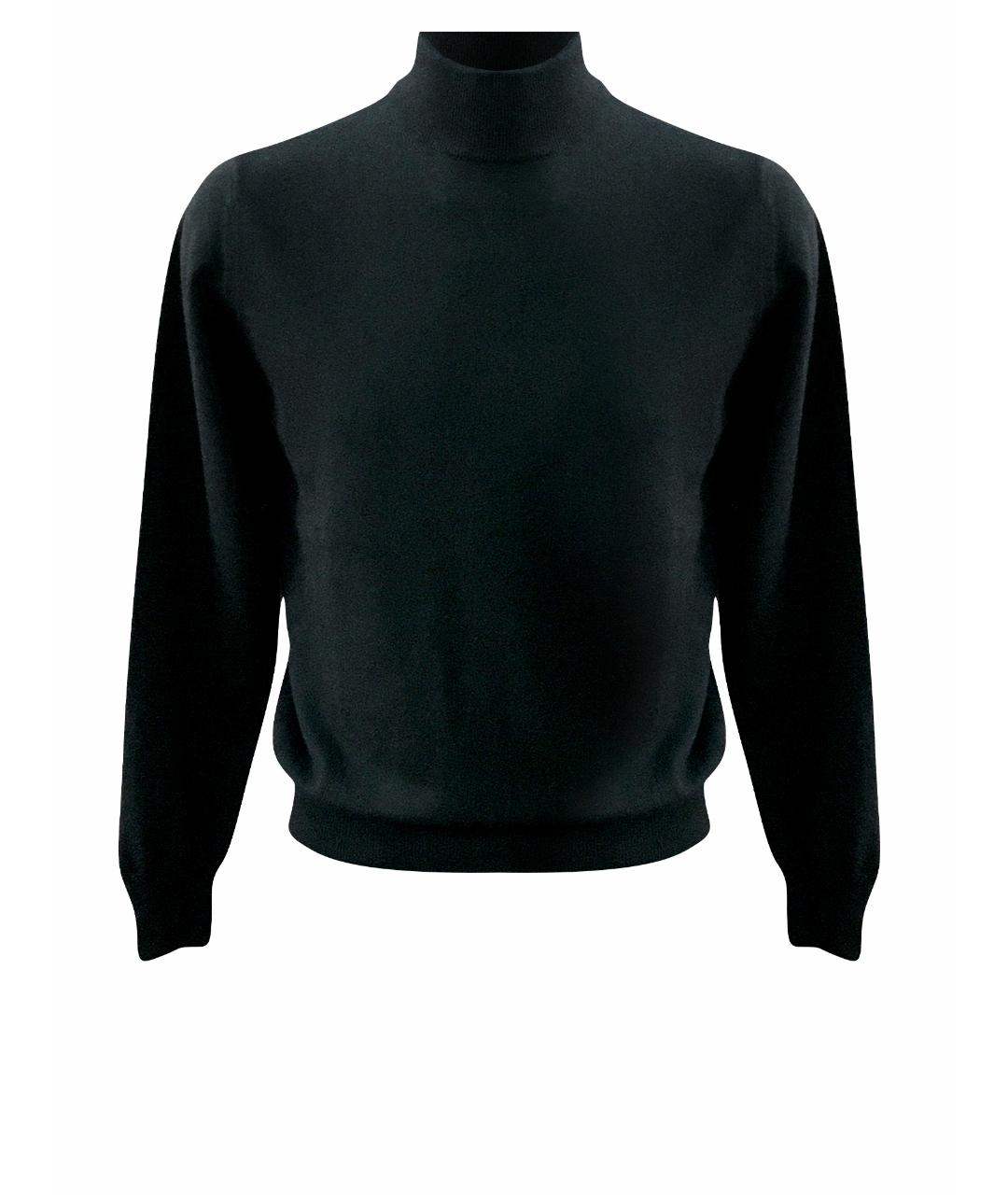 AZZARO Черный шерстяной джемпер / свитер, фото 1