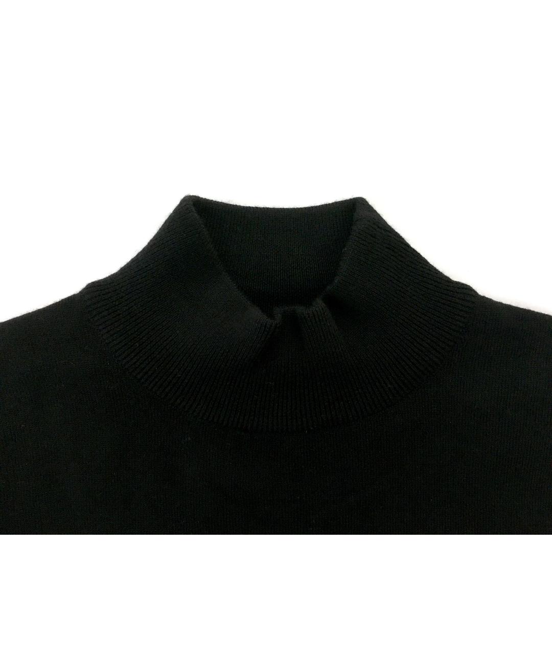 AZZARO Черный шерстяной джемпер / свитер, фото 2
