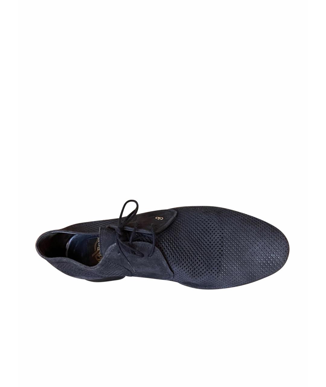 ALDO BRUE Темно-синие замшевые туфли, фото 1