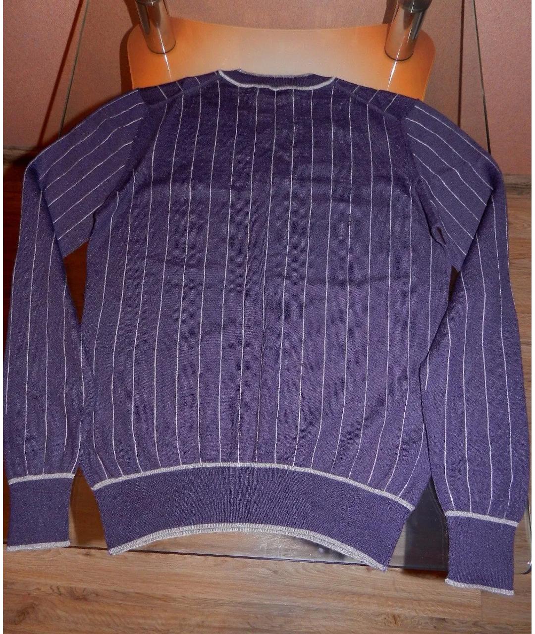 ANTONY MORATO Фиолетовый шерстяной джемпер / свитер, фото 4