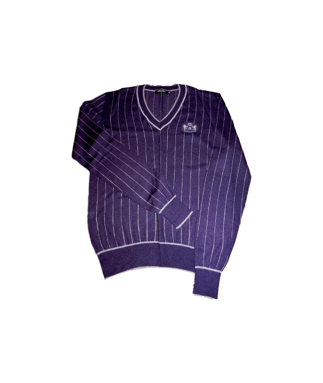 ANTONY MORATO Фиолетовый шерстяной джемпер / свитер, фото 1