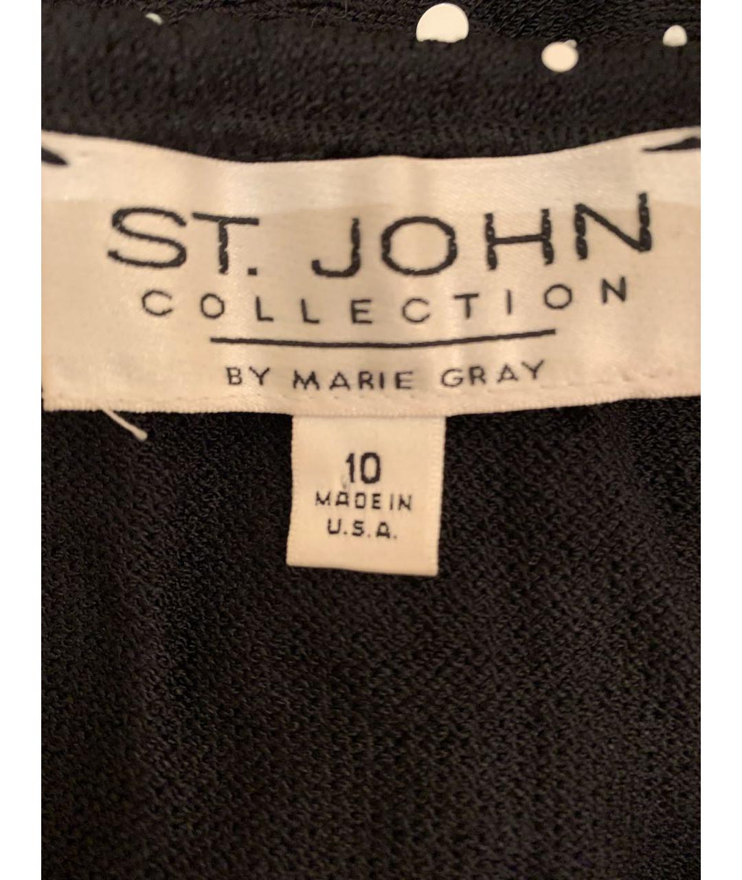 ST. JOHN Черный костюм с юбками, фото 3