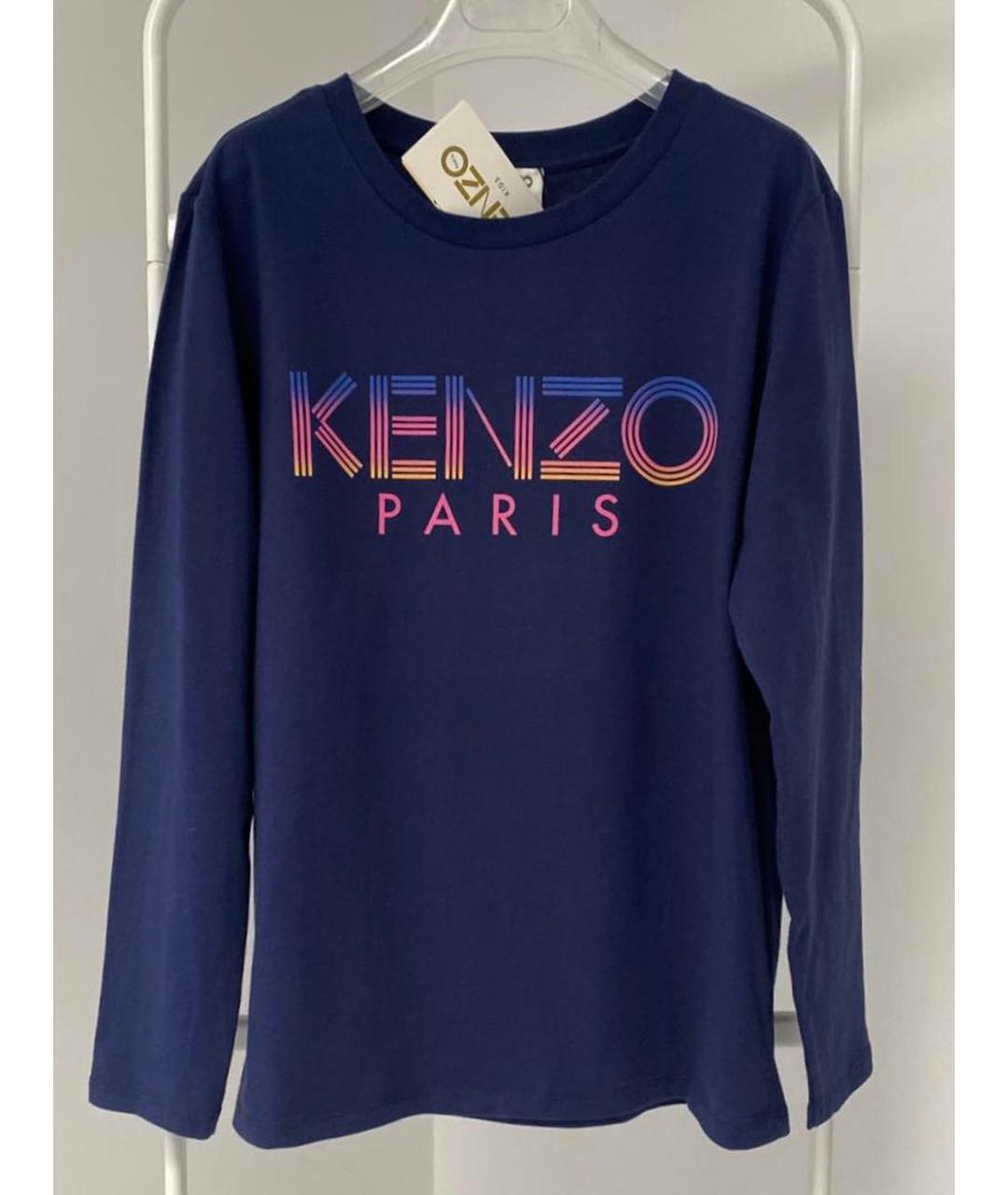 KENZO KIDS Темно-синий хлопковый детская футболка / топ, фото 6