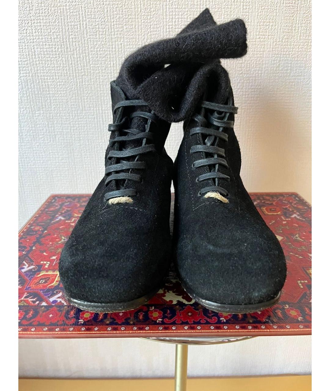 LOST & FOUND RIA DUNN Черные замшевые ботинки, фото 3