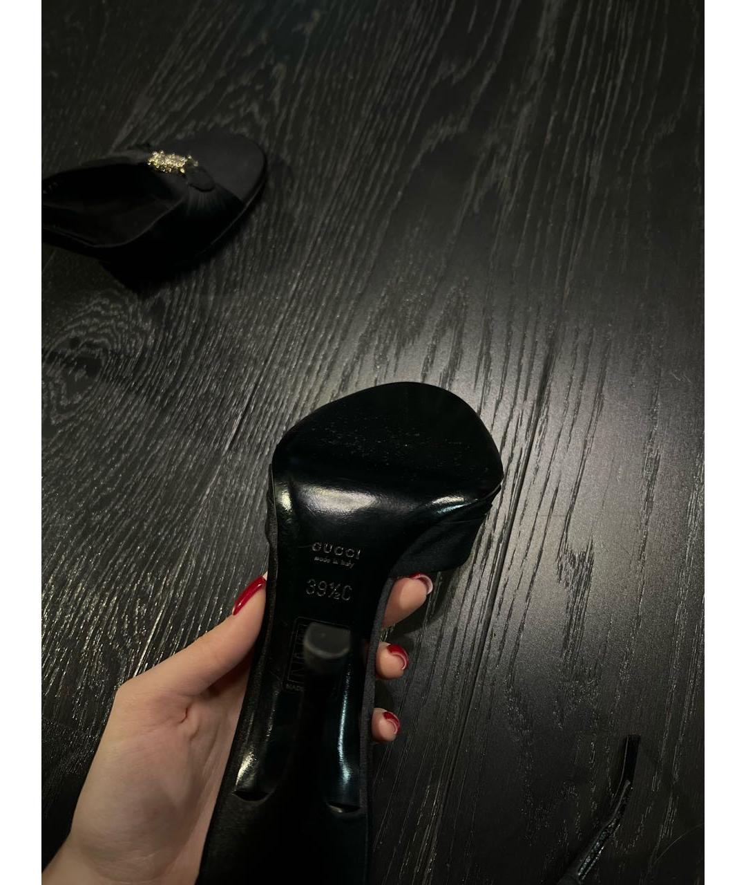 GUCCI Черные босоножки, фото 5