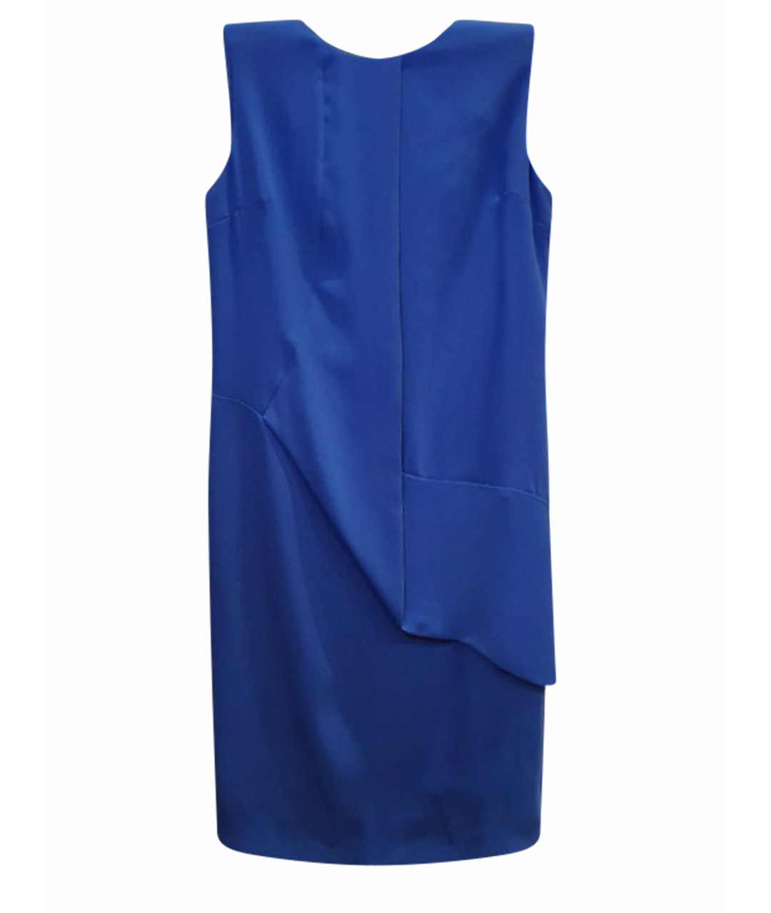 ARMANI JEANS Синее шелковое повседневное платье, фото 1