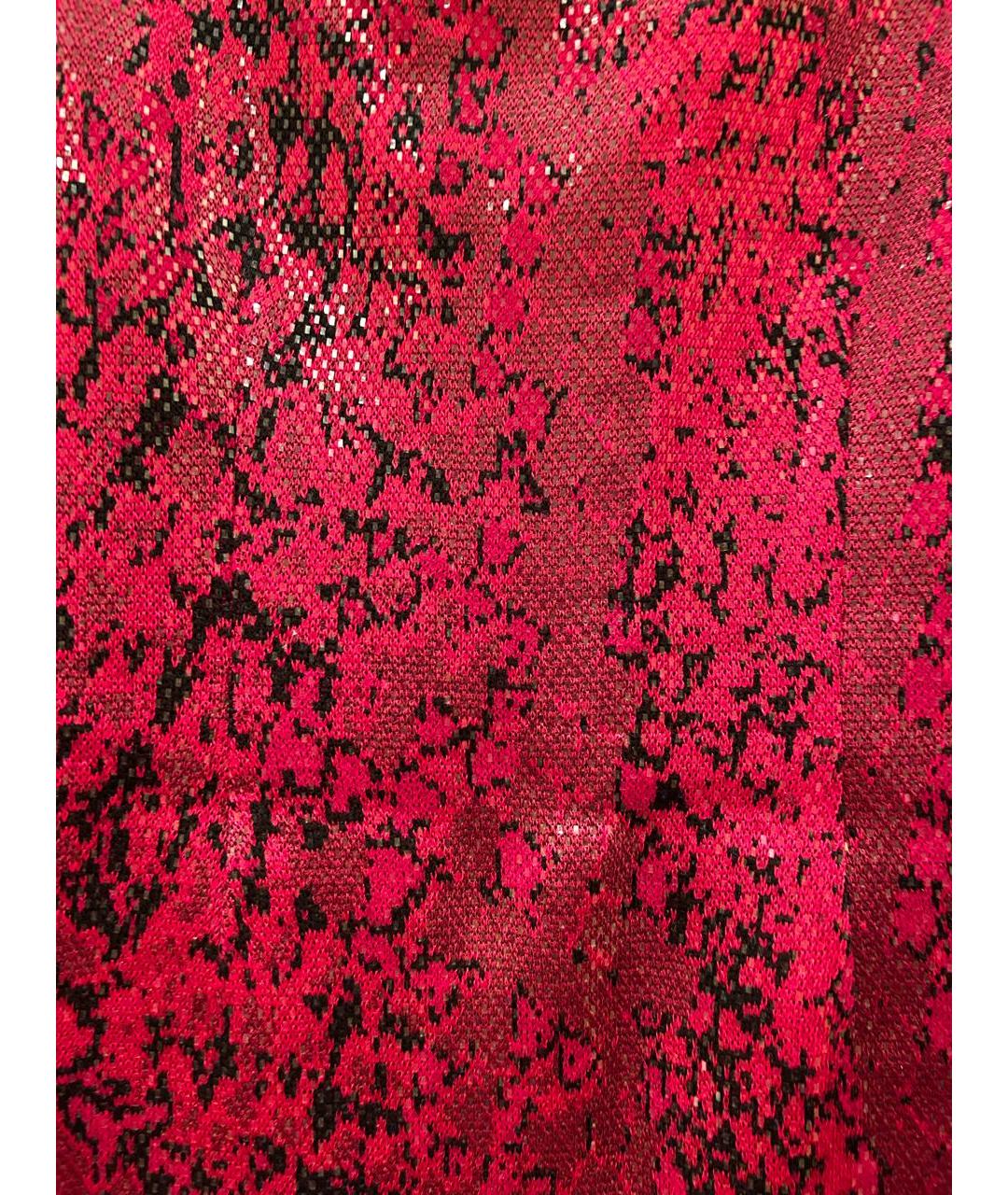 ST. JOHN Бордовое вискозное вечернее платье, фото 6