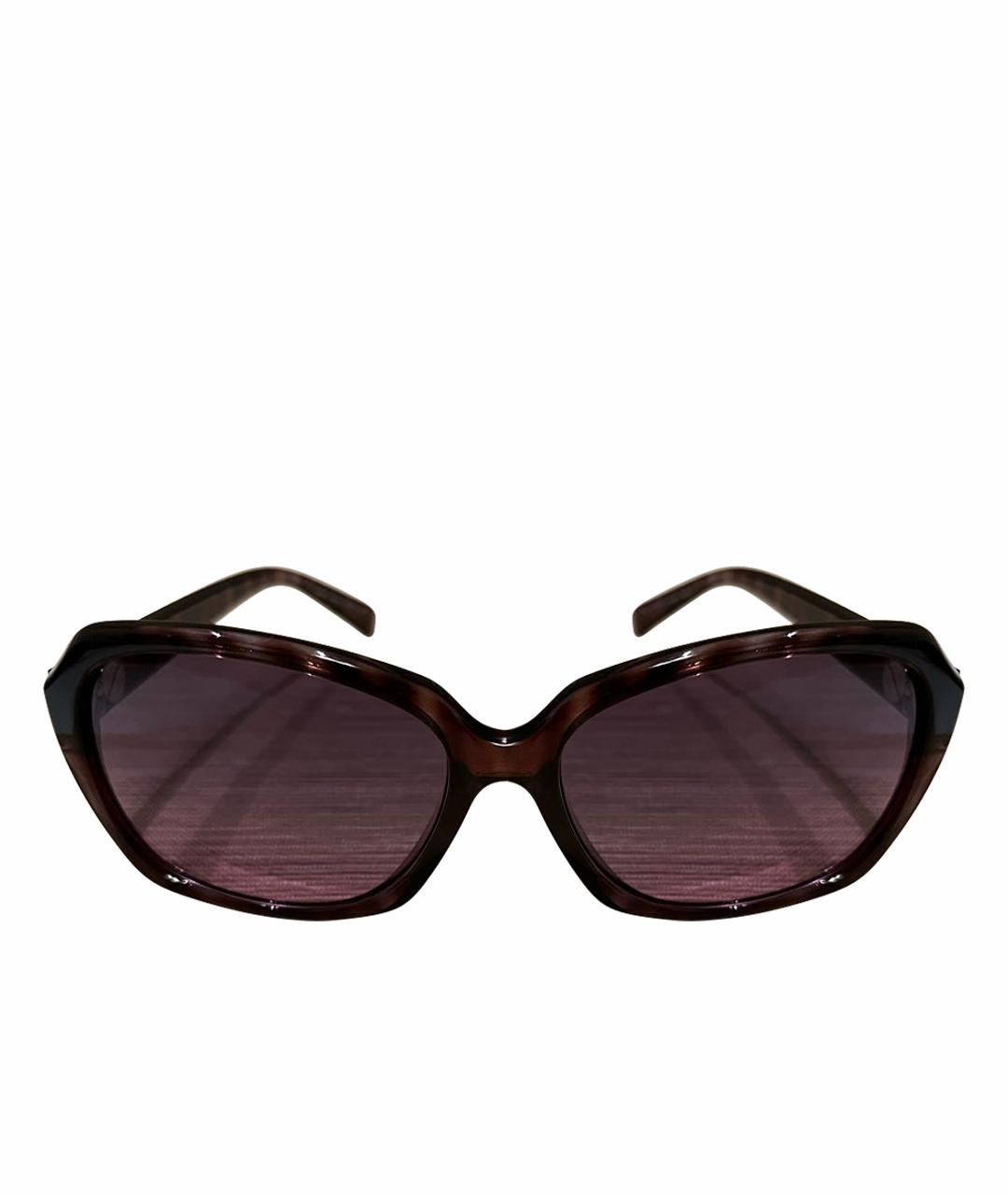 DKNY Бордовые пластиковые солнцезащитные очки, фото 1