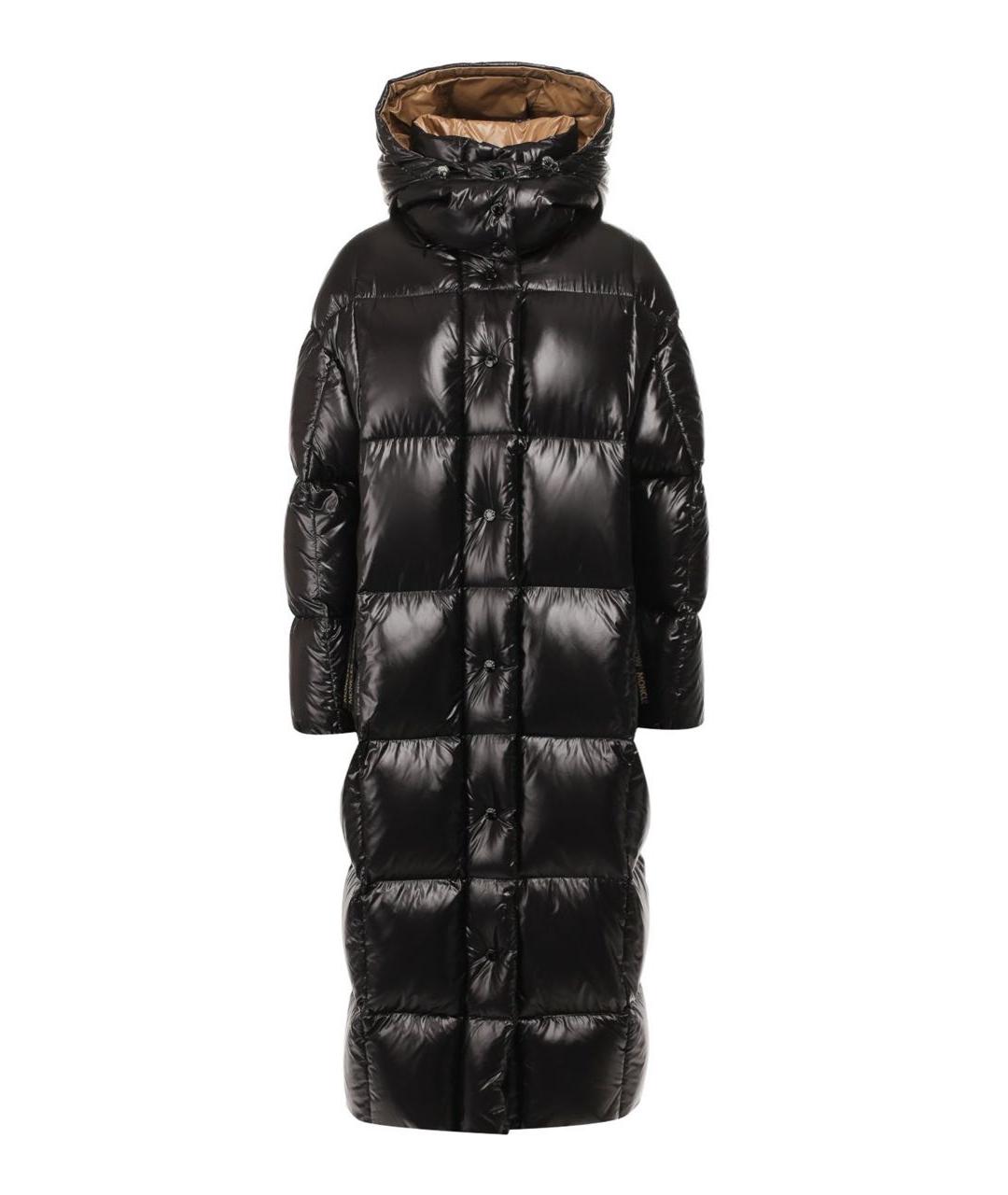 MONCLER Черный пуховик, фото 1