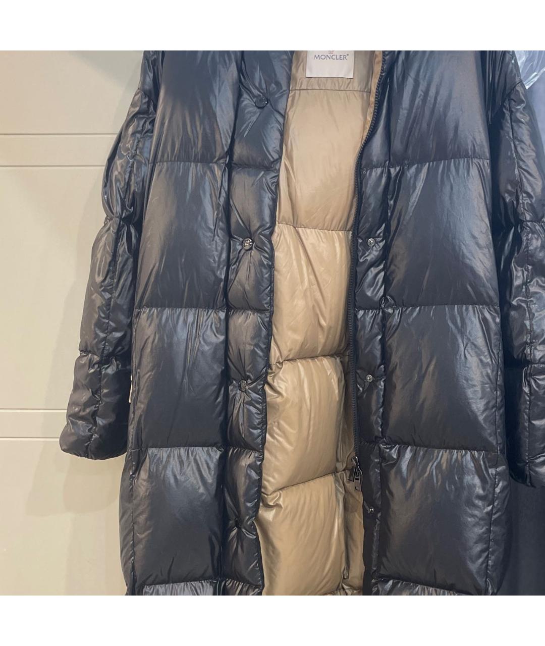 MONCLER Черный пуховик, фото 6