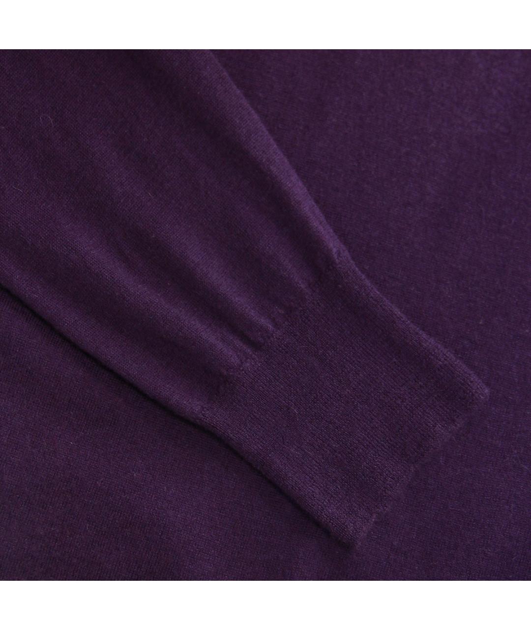 RE VERA Фиолетовый кашемировый джемпер / свитер, фото 4
