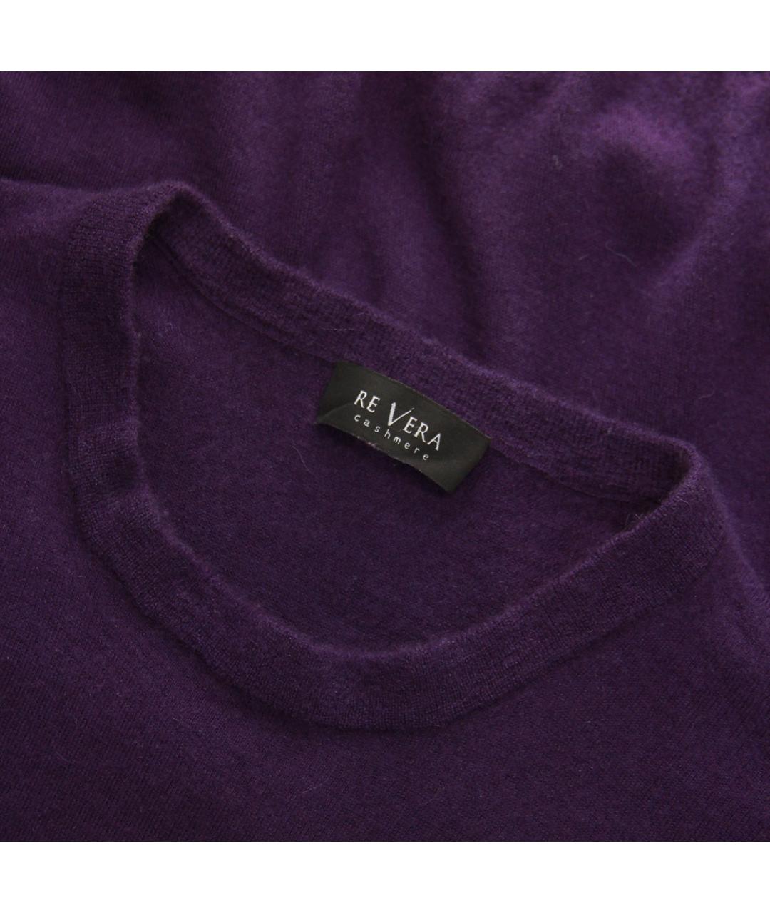 RE VERA Фиолетовый кашемировый джемпер / свитер, фото 3