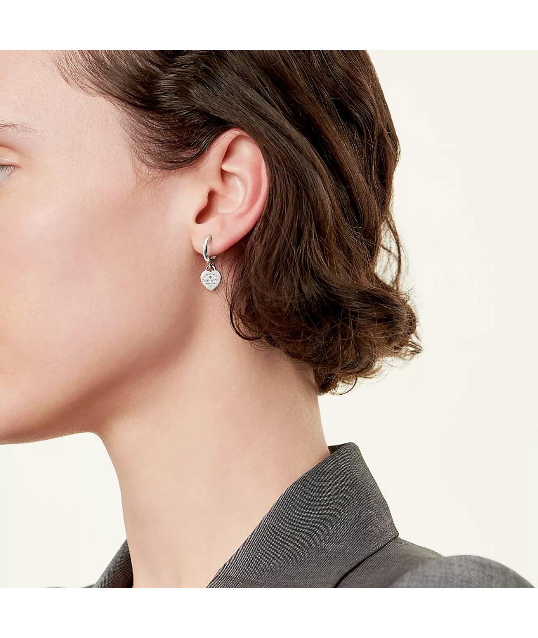 TIFFANY&CO Серебряные серебряные серьги, фото 5