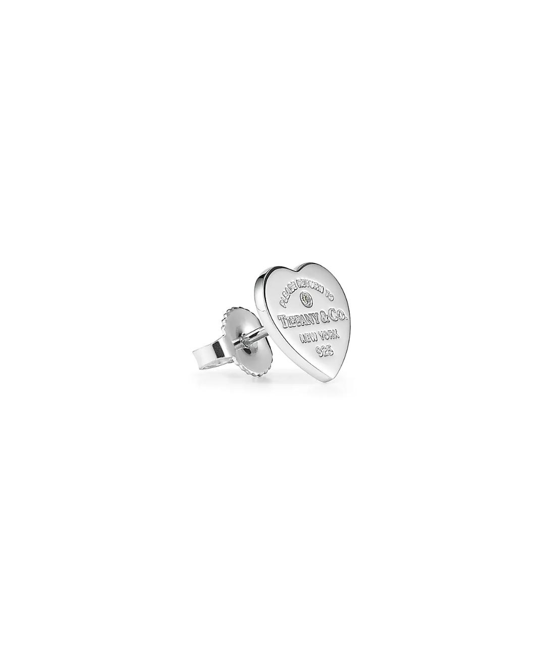 TIFFANY&CO Серебряные серебряные серьги, фото 2