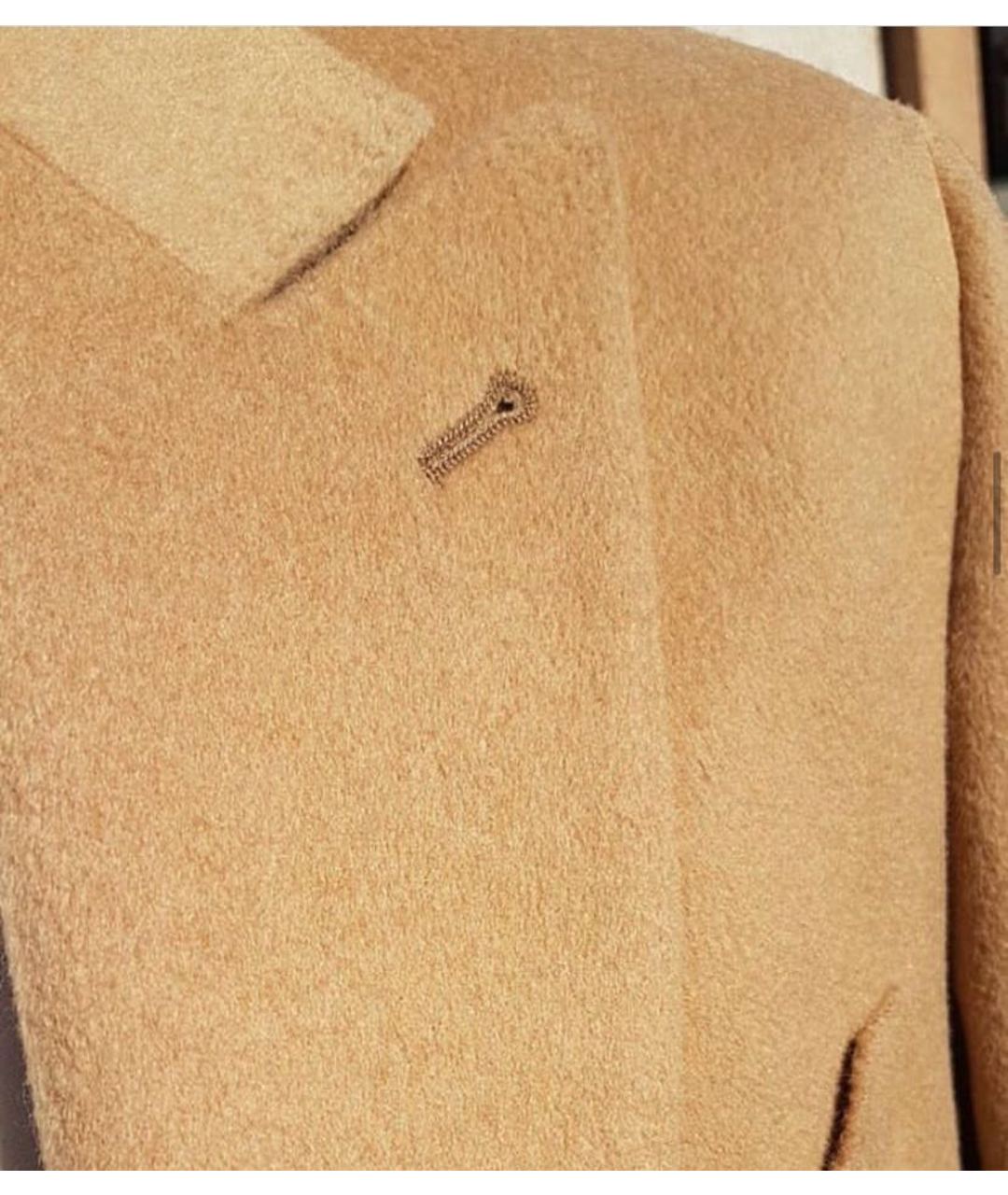 BILANCIONI Бежевое шерстяное пальто, фото 2