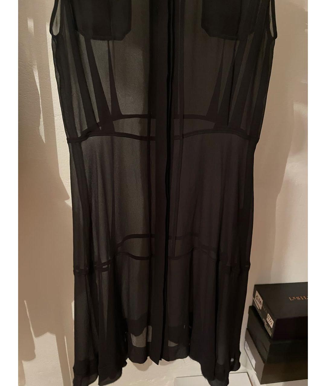 IRFE Черное шелковое платье, фото 3