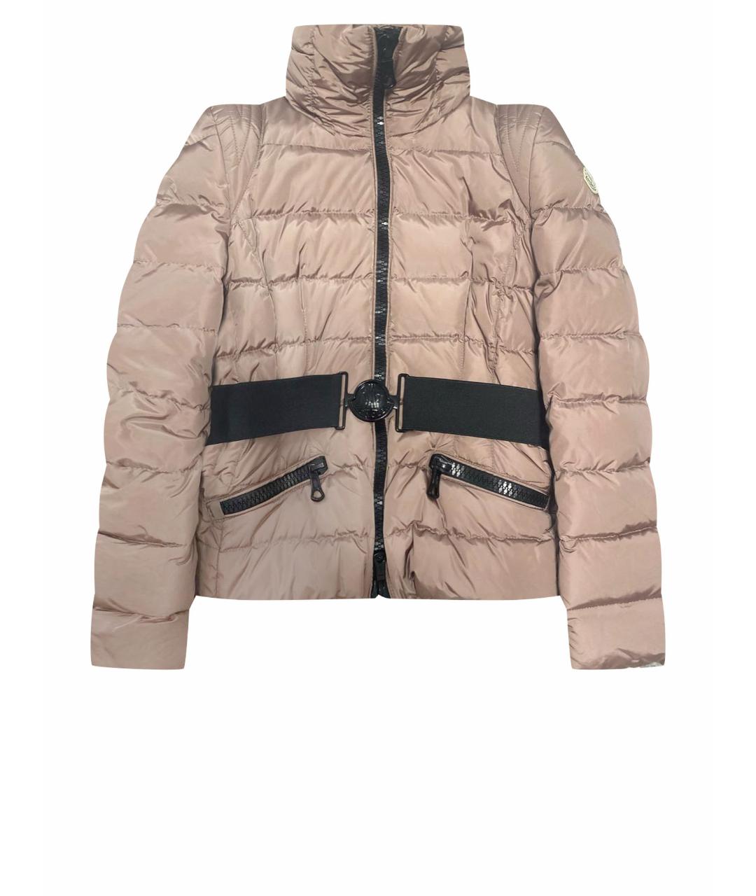 MONCLER Бежевый пуховик, фото 1