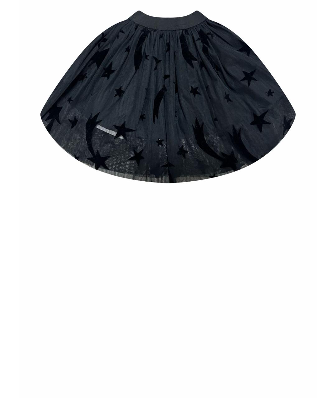 STELLA MCCARTNEY KIDS Черная полиэстеровая юбка, фото 1