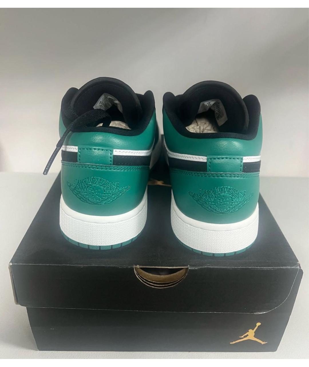 JORDAN Черные кроссовки из искусственной кожи, фото 4