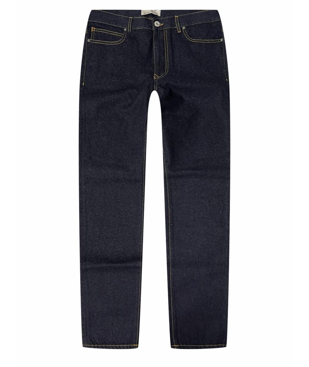 VIVIENNE WESTWOOD Темно-синие хлопковые джинсы скинни, фото 1