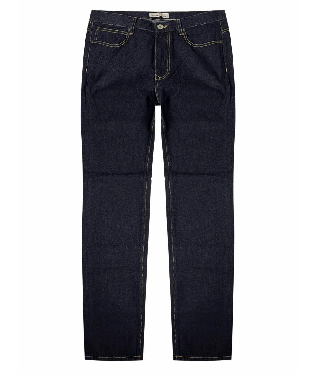 VIVIENNE WESTWOOD Темно-синие хлопковые джинсы скинни, фото 1