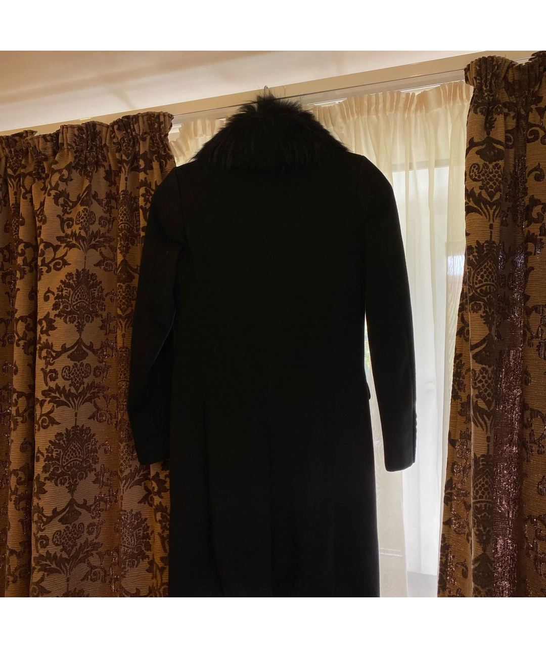 JOSEPH Черное шерстяное пальто, фото 2