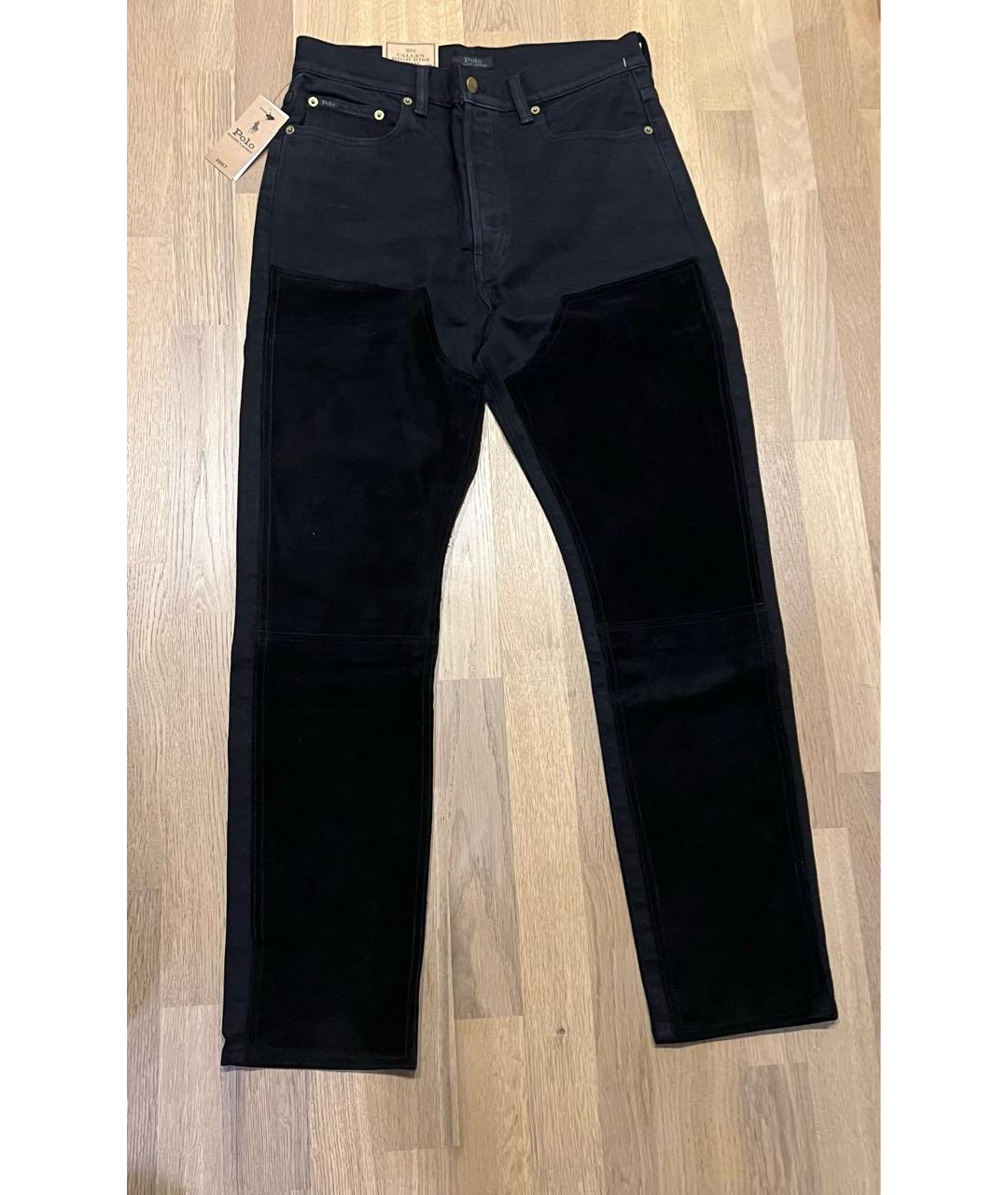 POLO RALPH LAUREN Черные прямые джинсы, фото 7