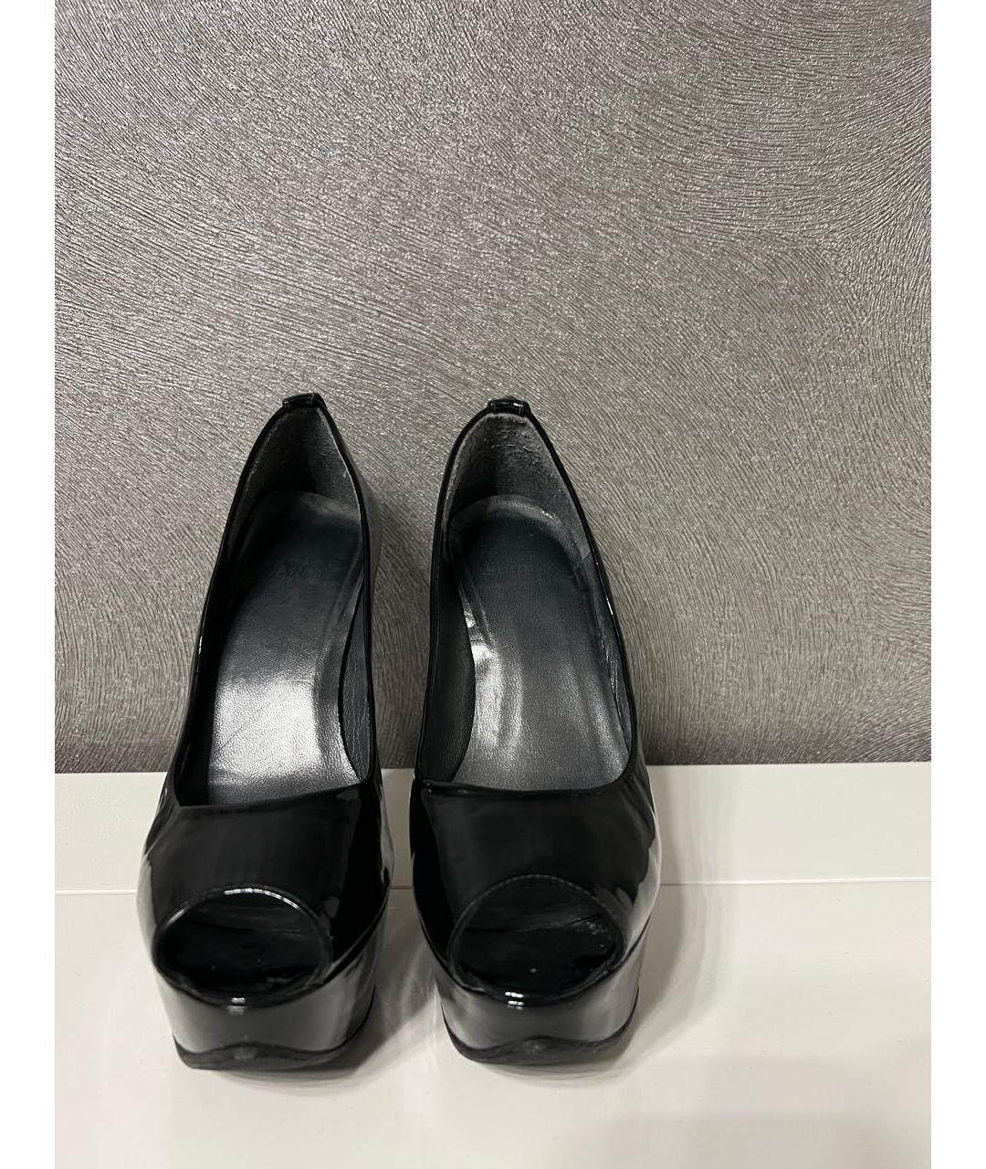 STUART WEITZMAN Черные туфли из лакированной кожи, фото 2