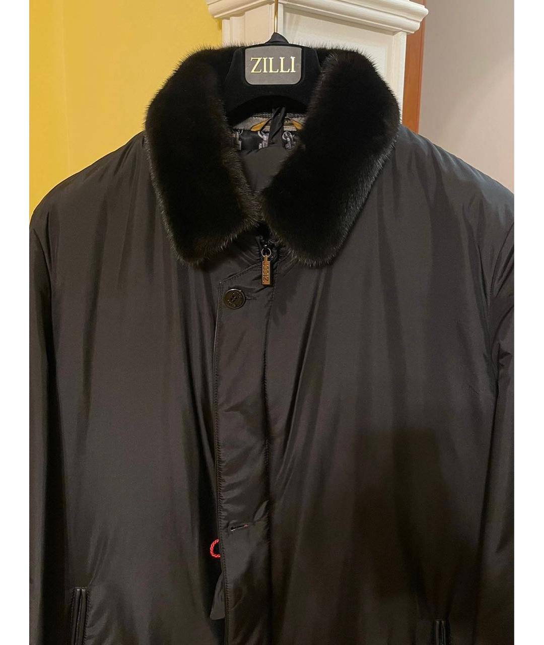 ZILLI Черная шелковая куртка, фото 3