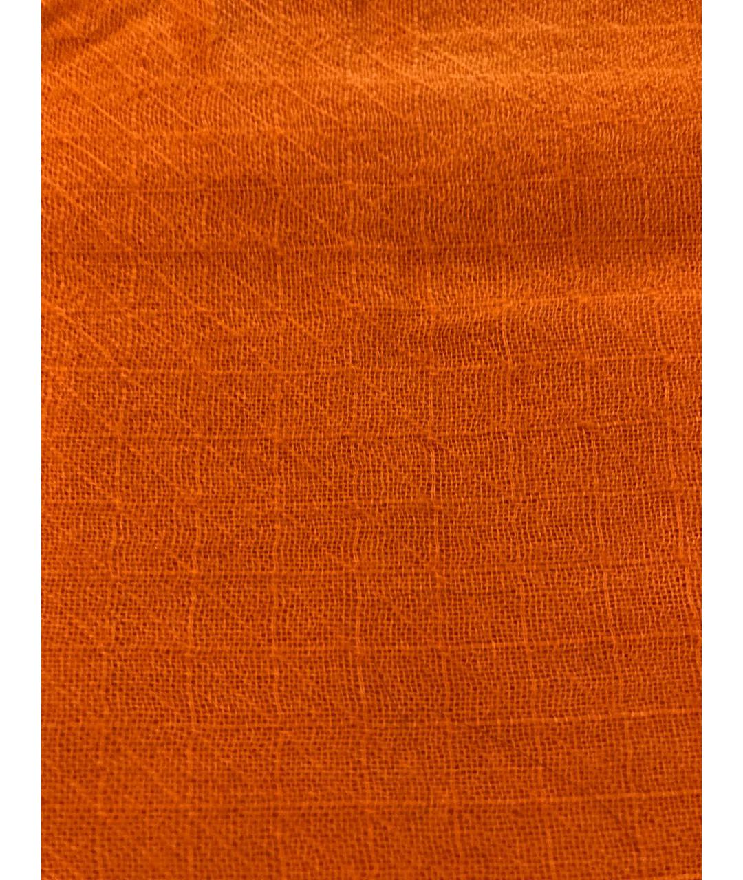 AGNONA Оранжевый кашемировый шарф, фото 3