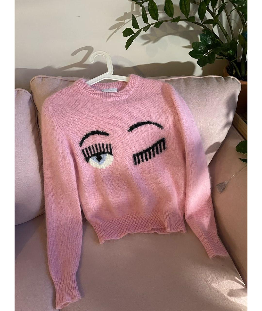 CHIARA FERRAGNI Розовый джемпер / свитер, фото 6