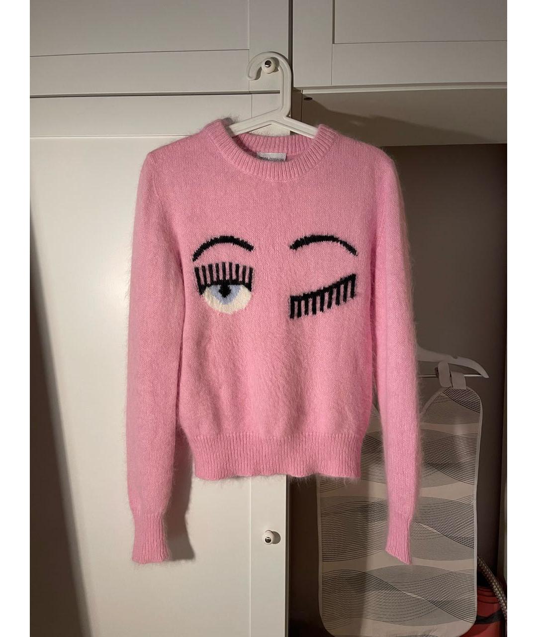 CHIARA FERRAGNI Розовый джемпер / свитер, фото 9