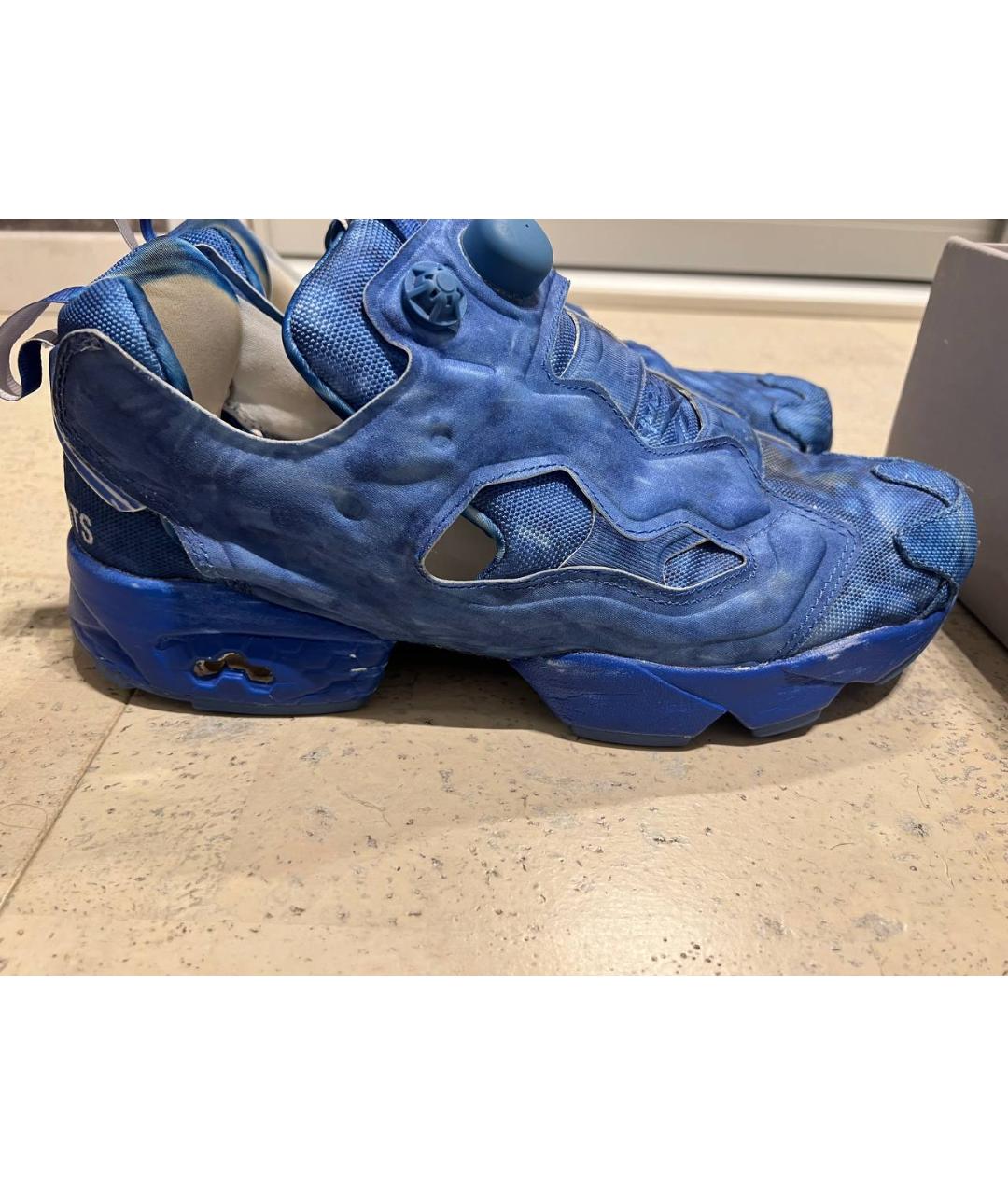 VETEMENTS Синие низкие кроссовки / кеды, фото 3