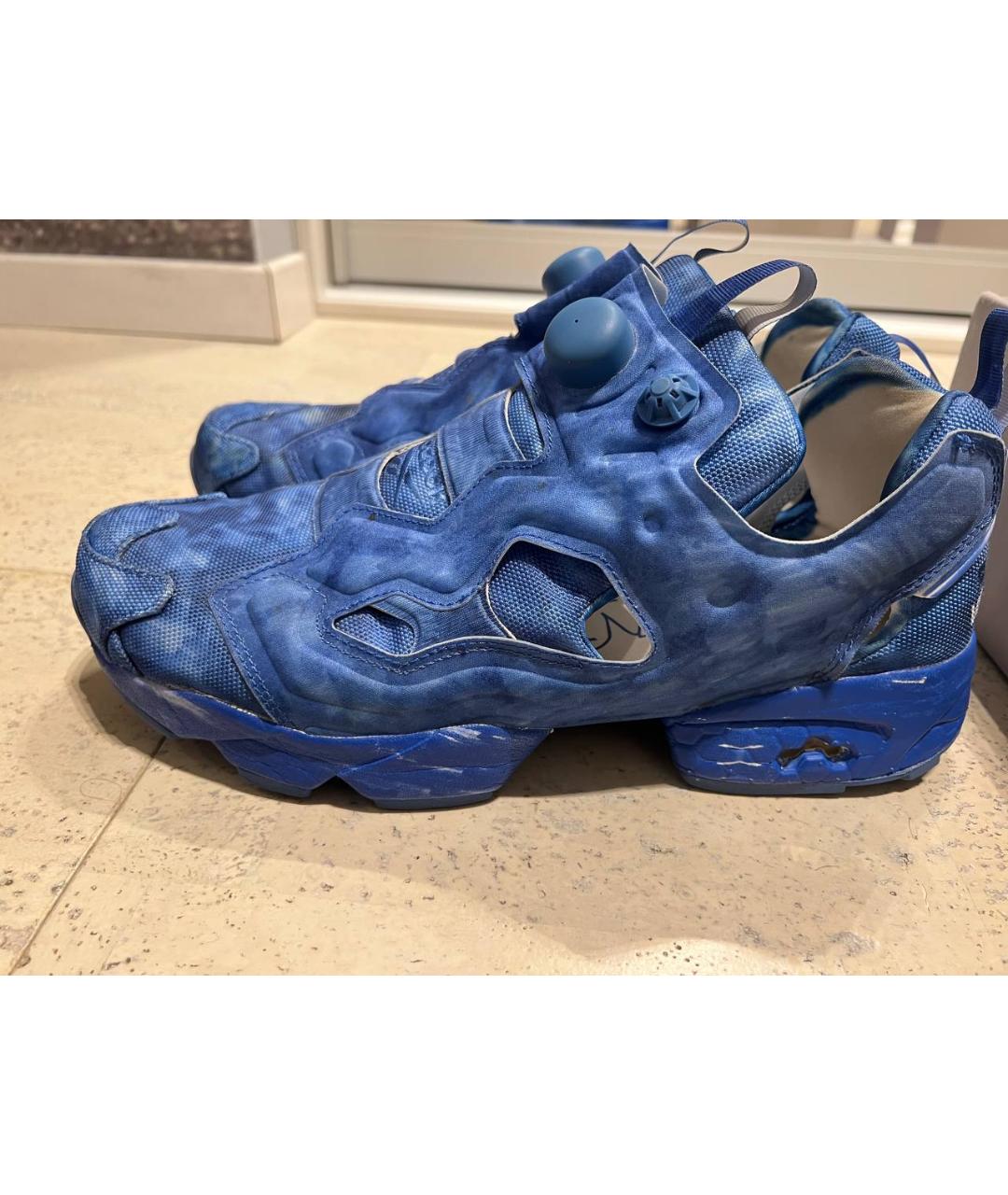 VETEMENTS Синие низкие кроссовки / кеды, фото 8