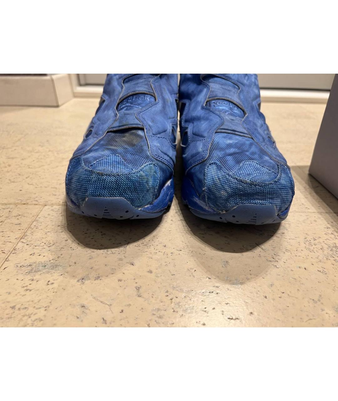 VETEMENTS Синие низкие кроссовки / кеды, фото 2