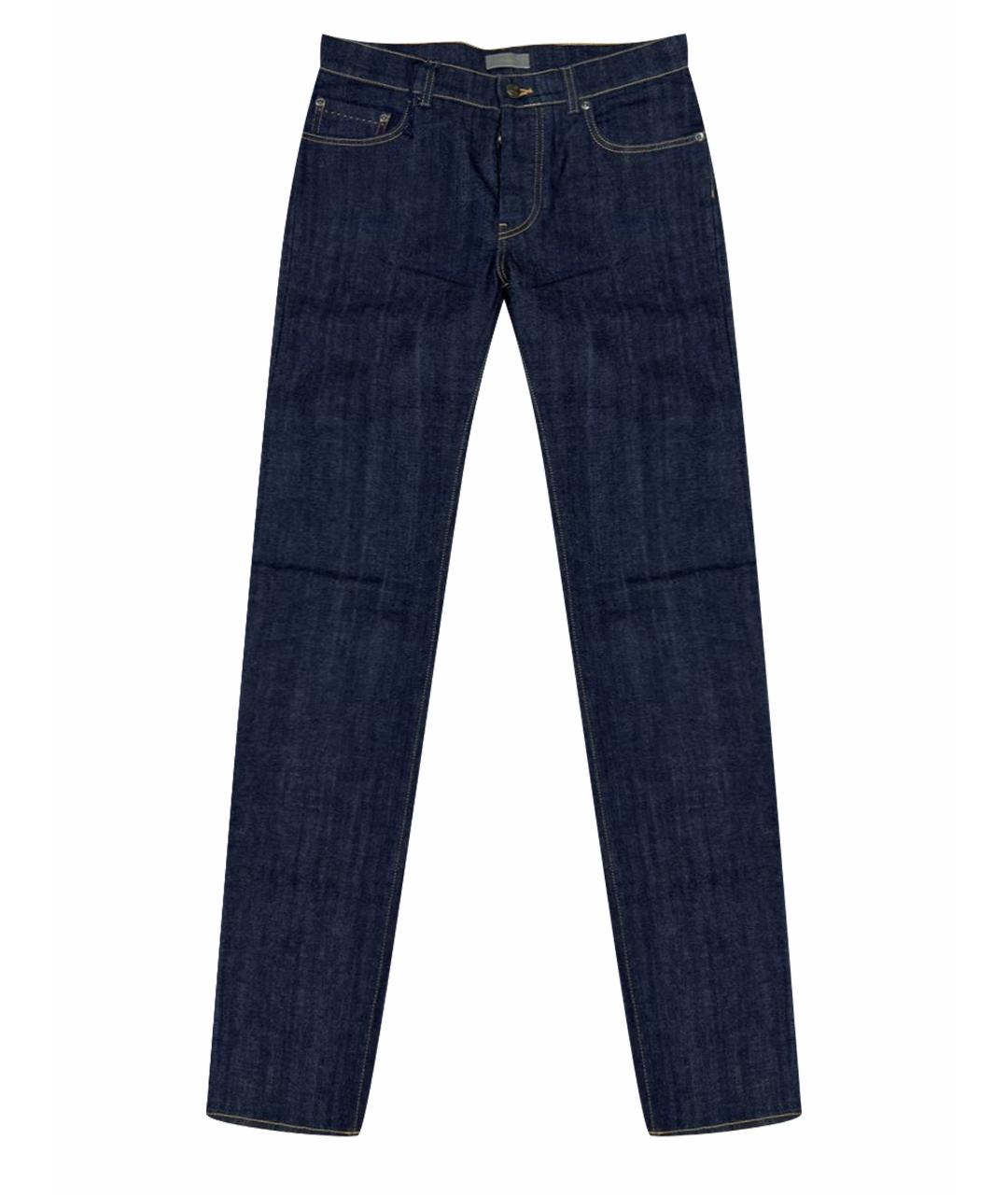MALO Темно-синие хлопковые джинсы скинни, фото 1