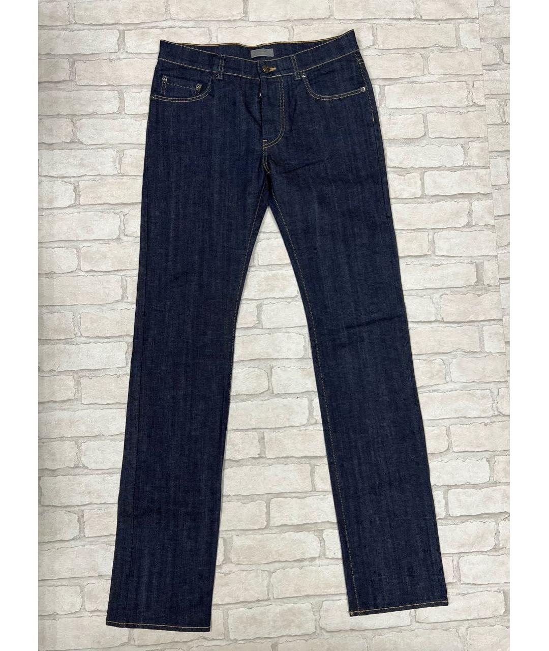 MALO Темно-синие хлопковые джинсы скинни, фото 9