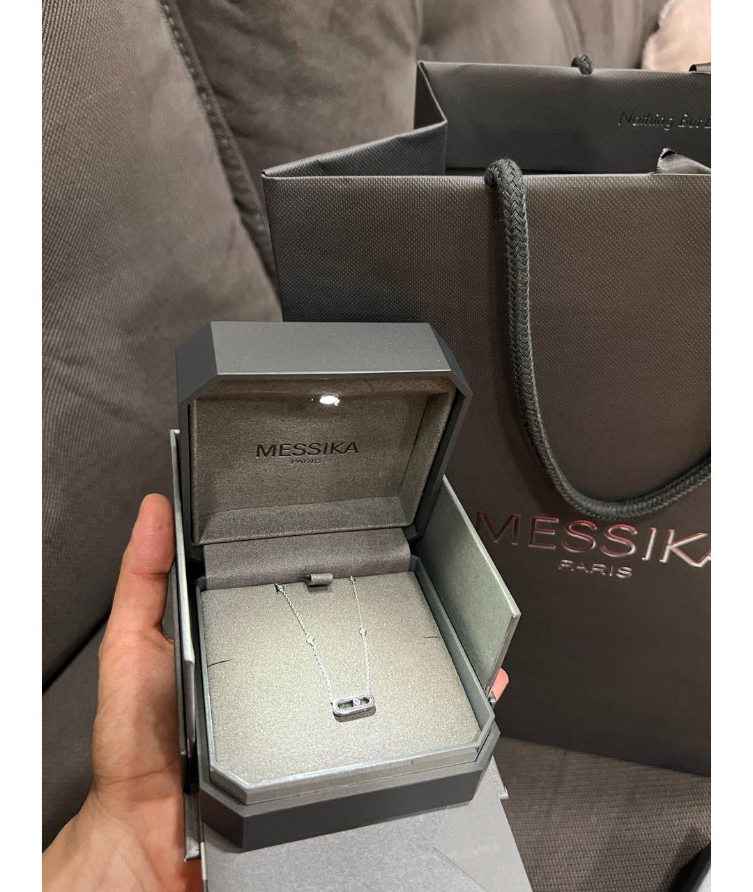 MESSIKA Белая подвеска из белого золота, фото 3