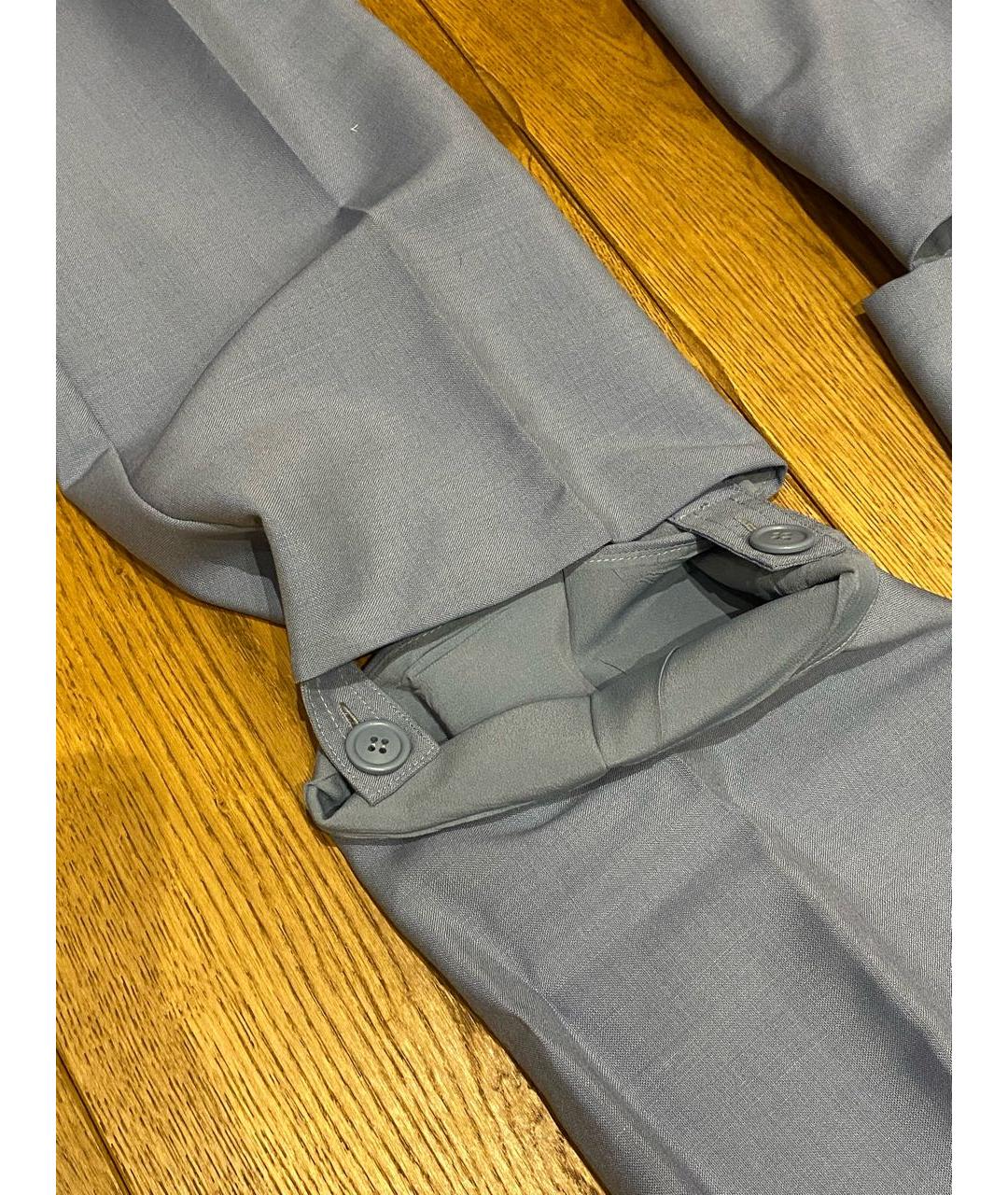 CELINE PRE-OWNED Голубые брюки широкие, фото 6