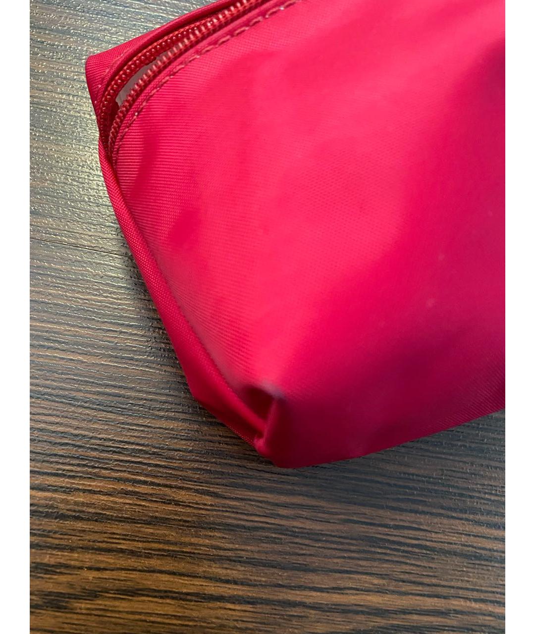 LONGCHAMP Красная синтетическая косметичка, фото 7