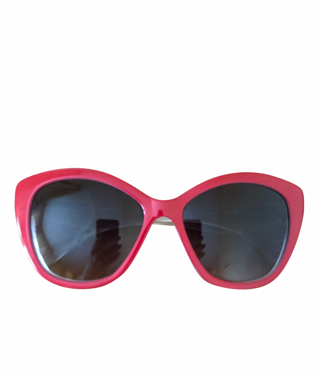 DOLCE&GABBANA Красные пластиковые солнцезащитные очки, фото 1