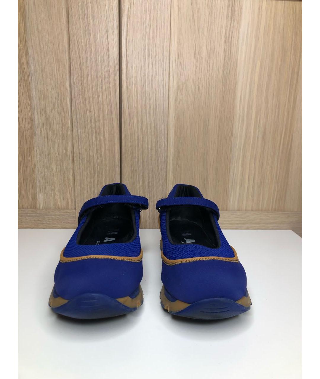 MARNI Синие неопреновые туфли, фото 5